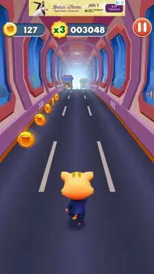 Cat Runner android App screenshot 0